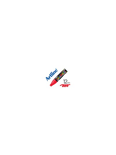 Rotulador artline poster marker epp-12 punta redonda 12 mm color rojo