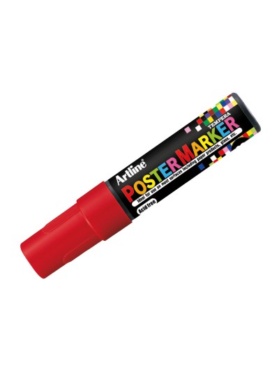 Rotulador artline poster marker epp-12 punta redonda 12 mm color rojo
