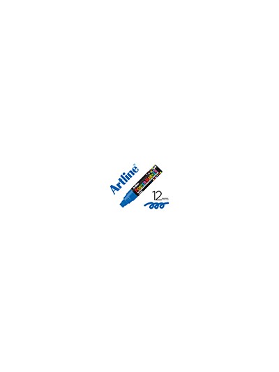 Rotulador artline poster marker epp-12 punta redonda 12 mm color azul