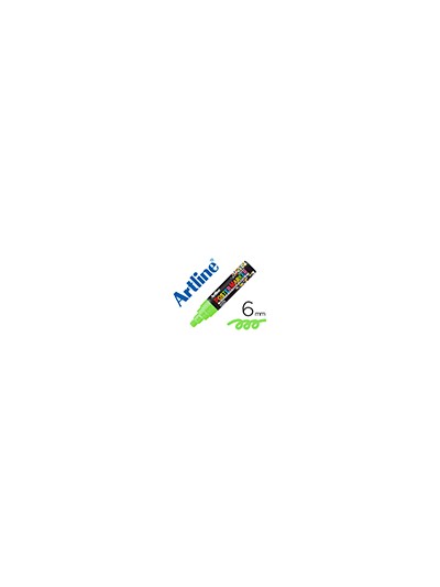 Rotulador artline poster marker epp-6-ver flu punta redonda 6 mm color verde fluor