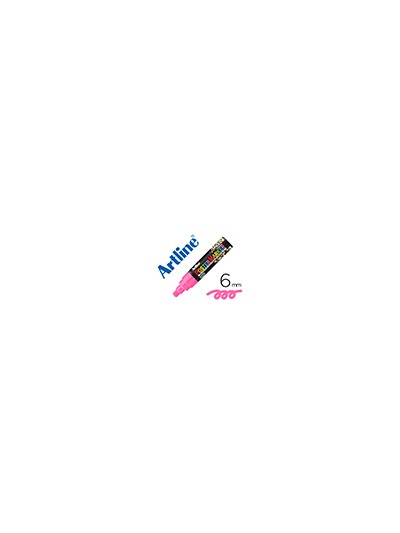 Rotulador artline poster marker epp-6-ros flu punta redonda 6 mm color rosa fluor