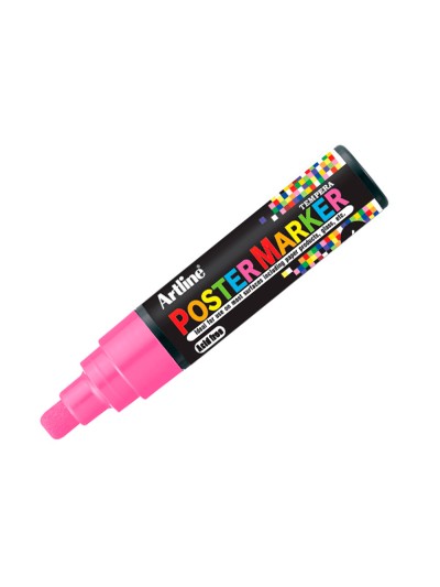 Rotulador artline poster marker epp-6-ros flu punta redonda 6 mm color rosa fluor