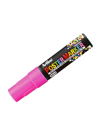 Rotulador artline poster marker epp-6-ros flu punta redonda 6 mm color rosa fluor