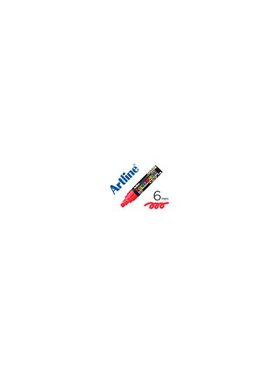 Rotulador artline poster marker epp-6-roj punta redonda 6 mm color rojo