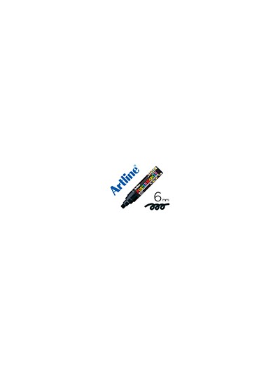 Rotulador artline poster marker epp-6-neg punta redonda 6 mm color negro