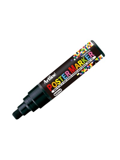 Rotulador artline poster marker epp-6-neg punta redonda 6 mm color negro