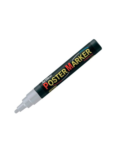 Rotulador artline poster marker epp-4-pla met punta redonda 2 mm color metalizado plata