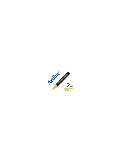 Rotulador artline poster marker epp-4-oro met punta redonda 2 mm color metalizado oro