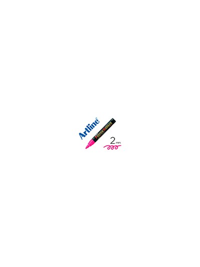 Rotulador artline poster marker epp-4-ros flu punta redonda 2 mm color rosa fluor