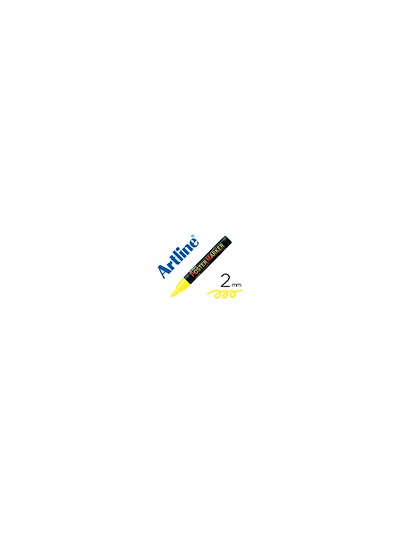 Rotulador artline poster marker epp-4-ama flu punta redonda 2 mm color amarillo fluor