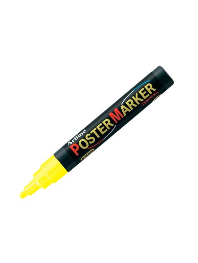Rotulador artline poster marker epp-4-ama flu punta redonda 2 mm color amarillo fluor