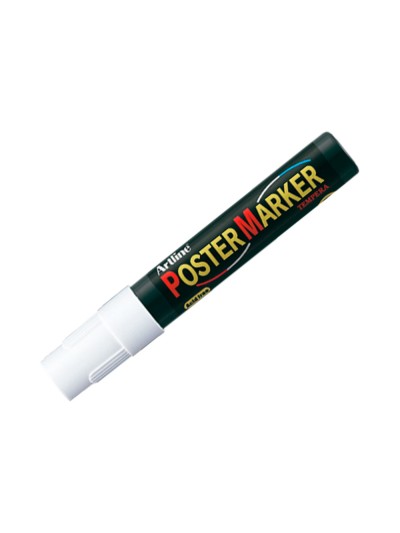 Rotulador artline poster marker epp-4-bla punta redonda 2 mm color blanco