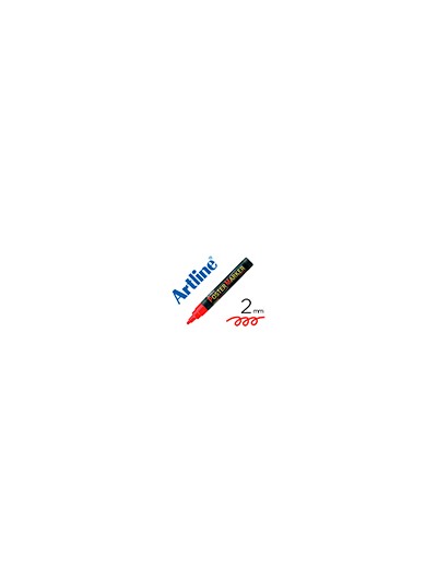 Rotulador artline poster marker epp-4-roj punta redonda 2 mm color rojo