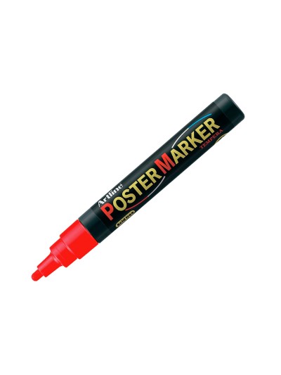Rotulador artline poster marker epp-4-roj punta redonda 2 mm color rojo