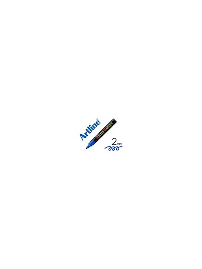 Rotulador artline poster marker epp-4-azu punta redonda 2 mm color azul