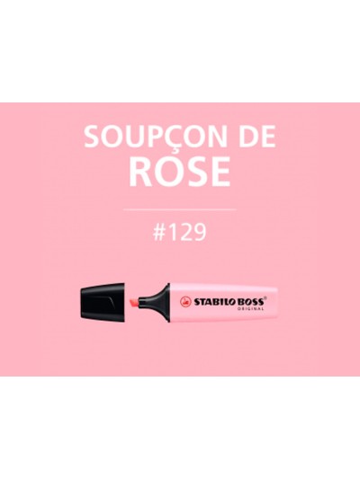 Rotulador stabilo boss pastel fluorescente 70 rubor rosa