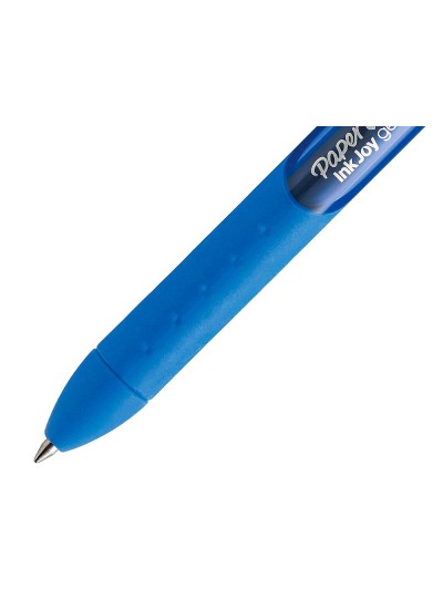 Boligrafo paper mate inkjoy retractil gel pen 0,7mm azul punta de bola trazo 0.35mm