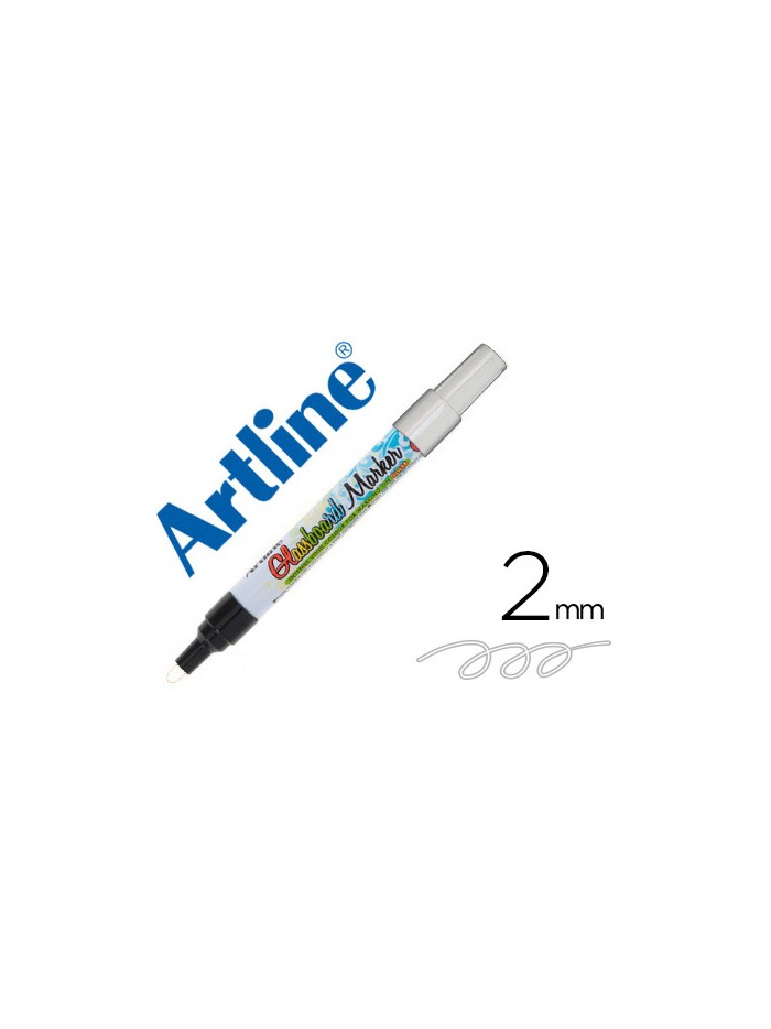 Rotulador artline glass marker especial cristal borrable en seco o humedo color blanco Rotulador artline glass marker especial cristal borrable en seco o humedo color blanco