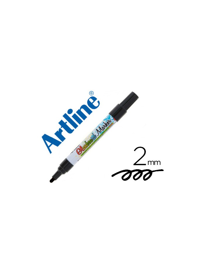 Rotulador artline glass marker especial cristal borrable en seco o humedo color negro Rotulador artline glass marker especial cristal borrable en seco o humedo color negro