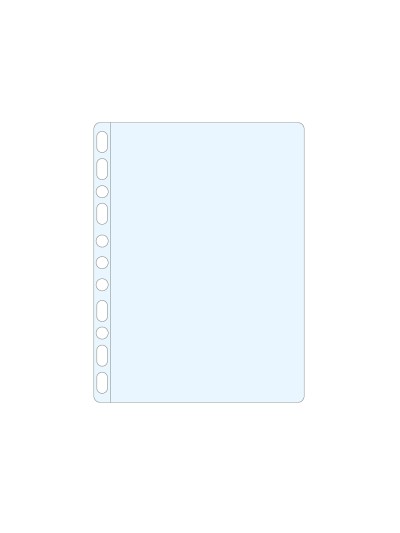 Funda multitaladro esselte din a4 polipropileno 60 mc piel de naranja caja de 100 unidades
