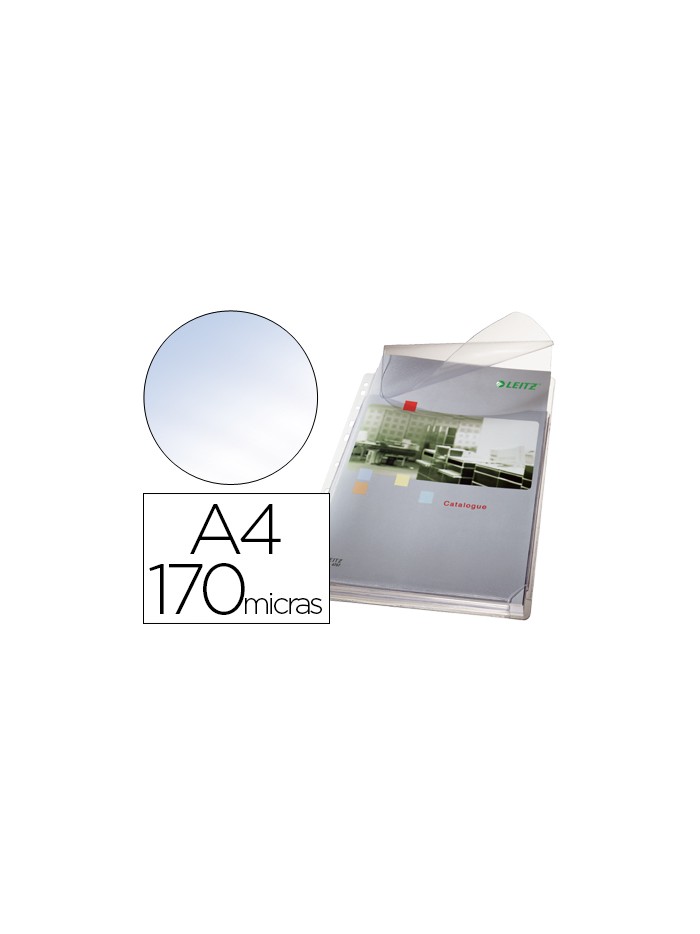 Funda multitaladro esselte din a4 pvc 170 mc con fuelle y solapa superior capacidad 200 hojas pack de 5 unidades Funda multitaladro esselte din a4 pvc 170 mc con fuelle y solapa superior capacidad 200 hojas pack de 5 unidades