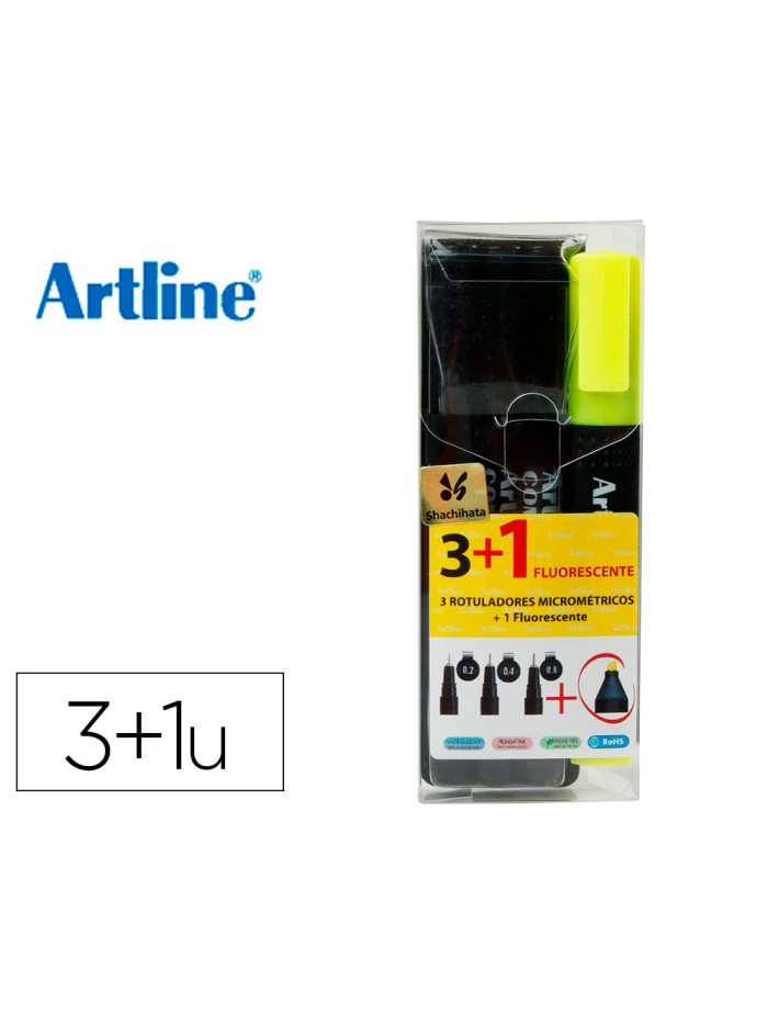 Rotulador artline comic pen calibrado micrometrico negro bolsa de 3 uds 0,2 0,4 0,8 + permanente 853 Rotulador artline comic pen calibrado micrometrico negro bolsa de 3 uds 0,2 0,4 0,8 + permanente 853