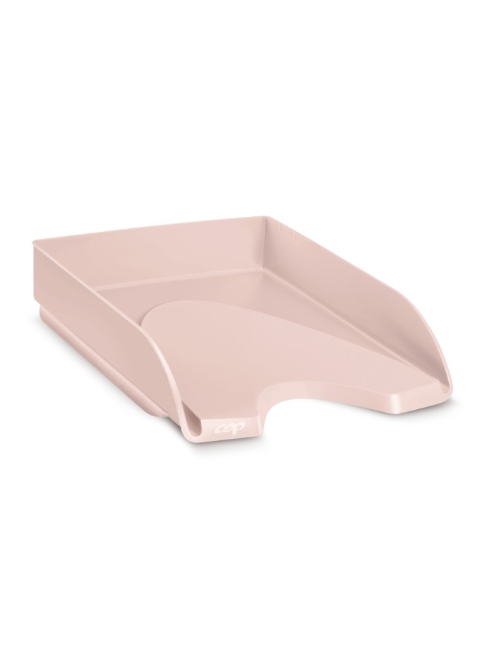 Bandeja sobremesa cep mineral plastico color rosa nude 350x260x65 mm Bandeja sobremesa cep mineral plastico color rosa nude 350x260x65 mm