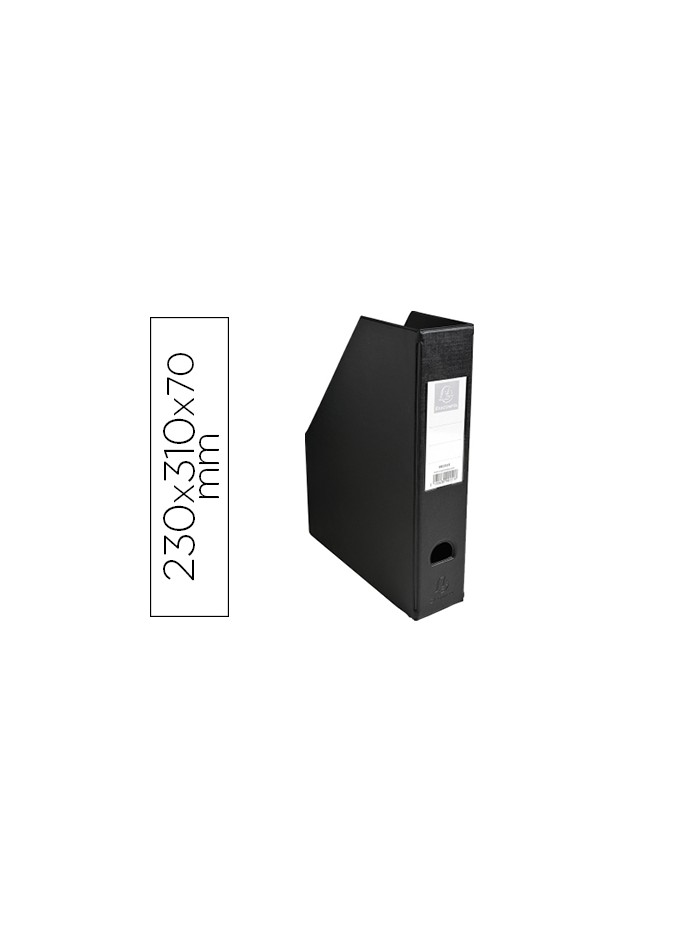 Revistero exacompta pvc lomo 70 mm color negro 230x310x70 mm Revistero exacompta pvc lomo 70 mm color negro 230x310x70 mm