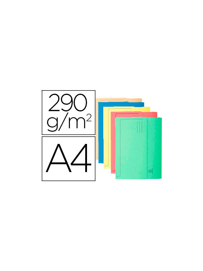 Subcarpeta cartulina con bolsa exacompta din a4 colores surtidos 290 gr Subcarpeta cartulina con bolsa exacompta din a4 colores surtidos 290 gr