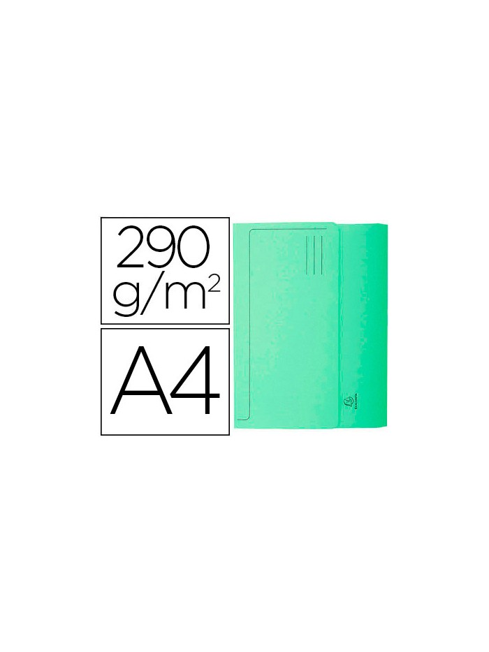 Subcarpeta cartulina con bolsa exacompta din a4 verde 290 gr Subcarpeta cartulina con bolsa exacompta din a4 verde 290 gr