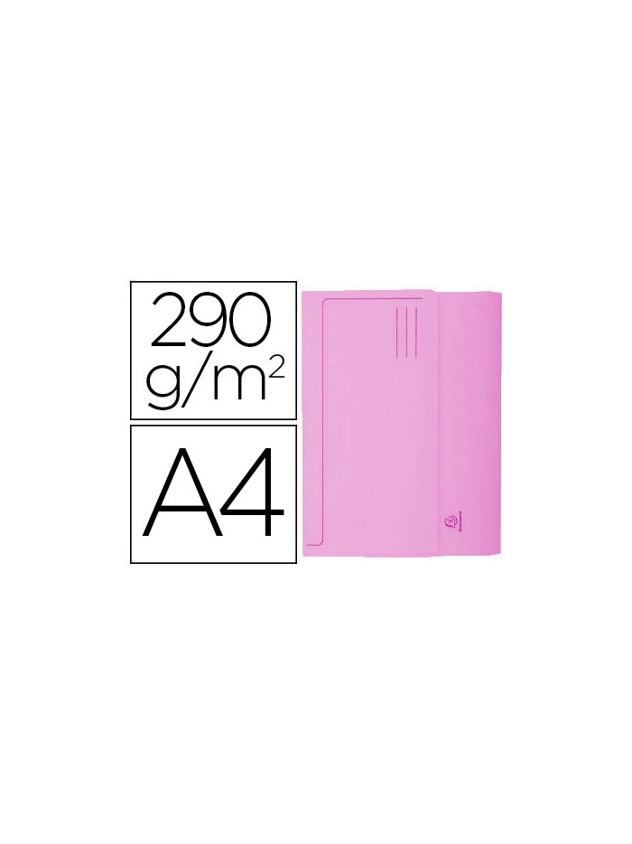 Subcarpeta cartulina con bolsa exacompta din a4 rosa 290 gr Subcarpeta cartulina con bolsa exacompta din a4 rosa 290 gr