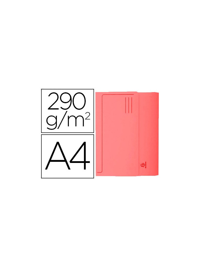 Subcarpeta cartulina con bolsa exacompta din a4 rojo 290 gr Subcarpeta cartulina con bolsa exacompta din a4 rojo 290 gr