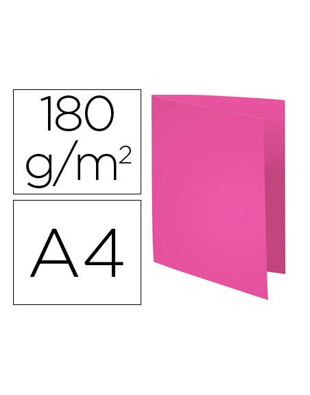 Subcarpeta cartulina reciclada exacompta din a4 fucsia 170 gr