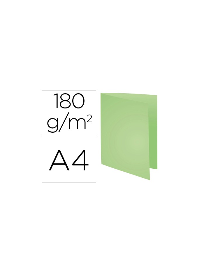 Subcarpeta cartulina reciclada exacompta din a4 verde prado claro 170 g/m2 Subcarpeta cartulina reciclada exacompta din a4 verde prado claro 170 g/m2