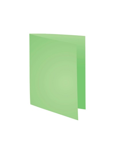 Subcarpeta cartulina reciclada exacompta din a4 verde prado claro 170 g/m2