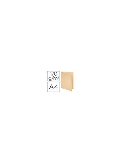 Subcarpeta cartulina reciclada exacompta din a4 crema 170 gr