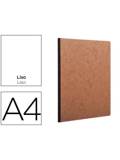 Libreta age-bag tapa cartulina lomo cosido liso 96 hojas color havana 210x297 mm