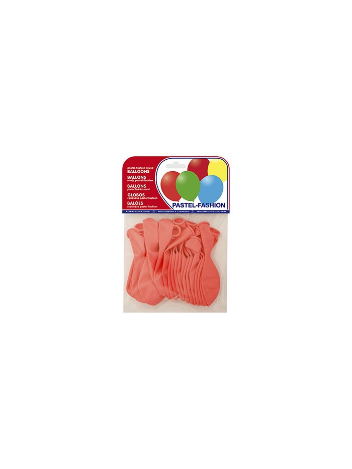 Globo 100% latex biodegradable pastel rosa bolsa de 20 unidades Globo 100% latex biodegradable pastel rosa bolsa de 20 unidades
