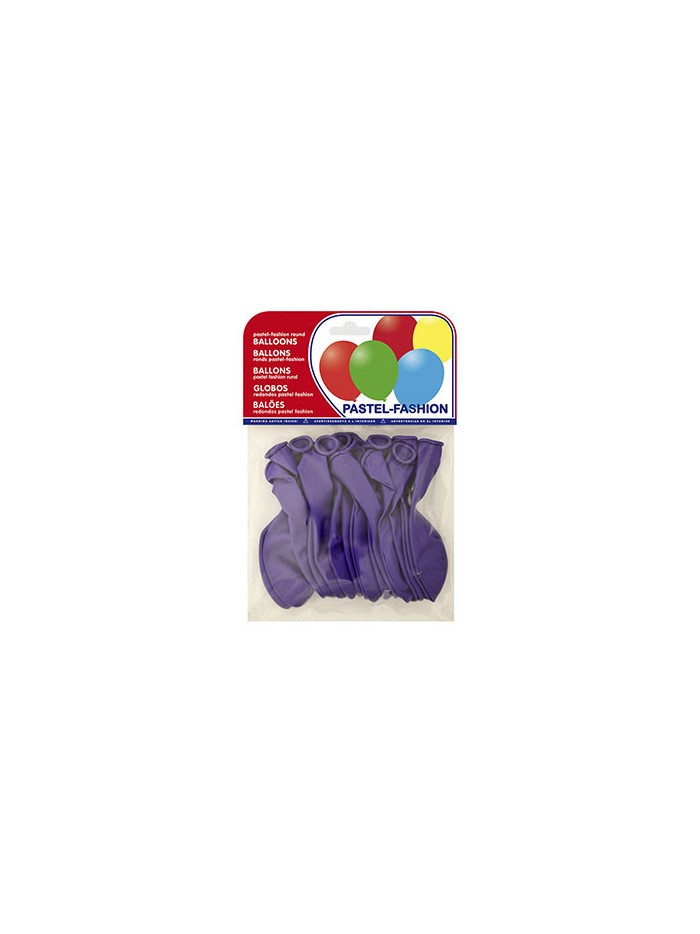 Globo 100% latex biodegradable pastel lila bolsa de 20 unidades Globo 100% latex biodegradable pastel lila bolsa de 20 unidades