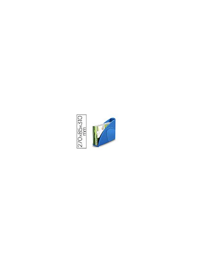 Revistero cep plastico uso vertical / horizontal azul 85x270x310 mm