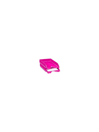 Bandeja sobremesa cep plastico rosa 257x348x66 mm