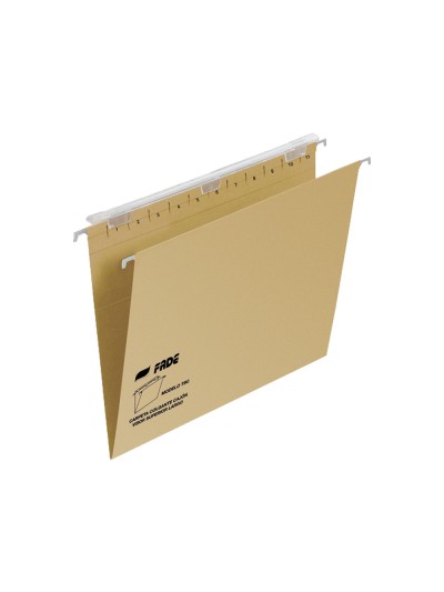 Carpeta colgante fade tiki folio prolongado visor superior 290 mm efecto lupa kraft eco 230 g/m lomo v