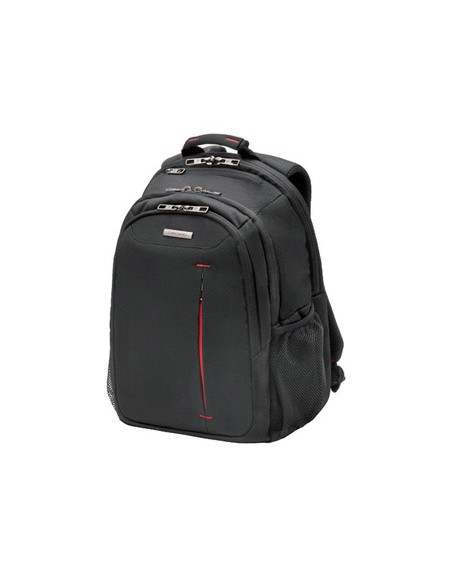 Mochila para portatil samsonite guardit 14/' color negro con asa 4 bolsillos exteriores 180x290x400 mm