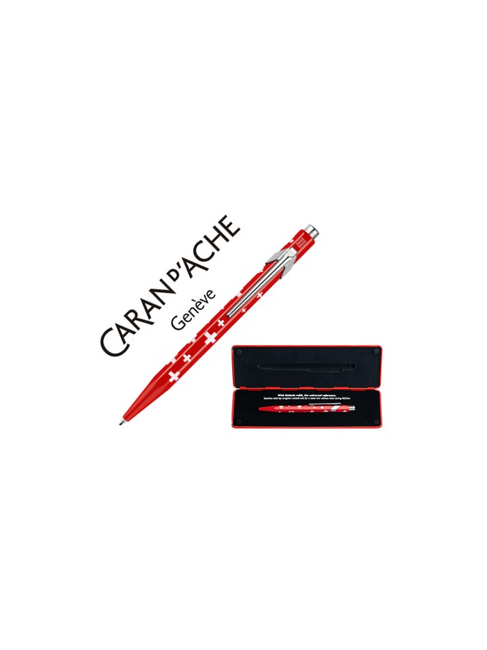 Boligrafo caran d'ache 849 total swiss con estuche punta media Boligrafo caran d'ache 849 total swiss con estuche punta media