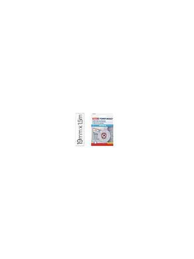 Cinta adhesiva tesa doble cara powerbond universal uso interior 1,5 m x 19 mm