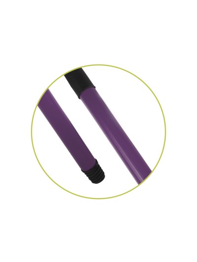 Escoba vinilo niza fluor 30 cm con mango metalico