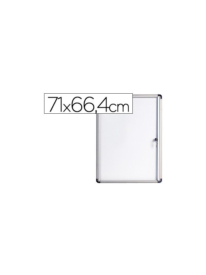 Vitrina de anuncios bi-office fondo magnetico extraplana de interior 710x664 mm Vitrina de anuncios bi-office fondo magnetico extraplana de interior 710x664 mm