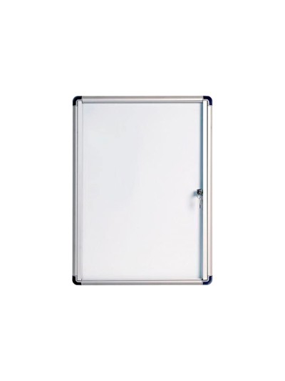 Vitrina de anuncios bi-office fondo magnetico extraplana de interior 710x664 mm