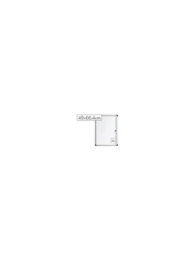 Vitrina de anuncios bi-office fondo magnetico extraplana de interior 490x664 mm
