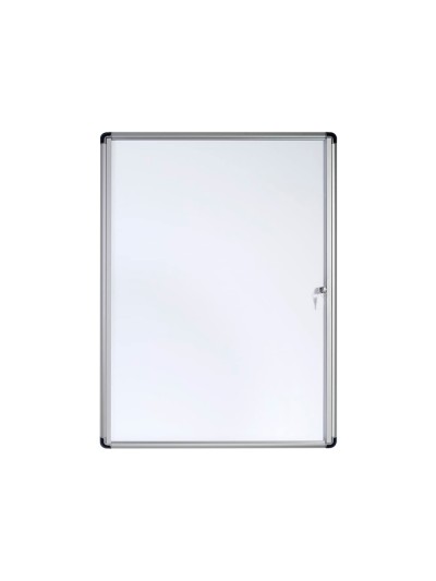 Vitrina de anuncios bi-office fondo magnetico extraplana de interior 940x981 mm